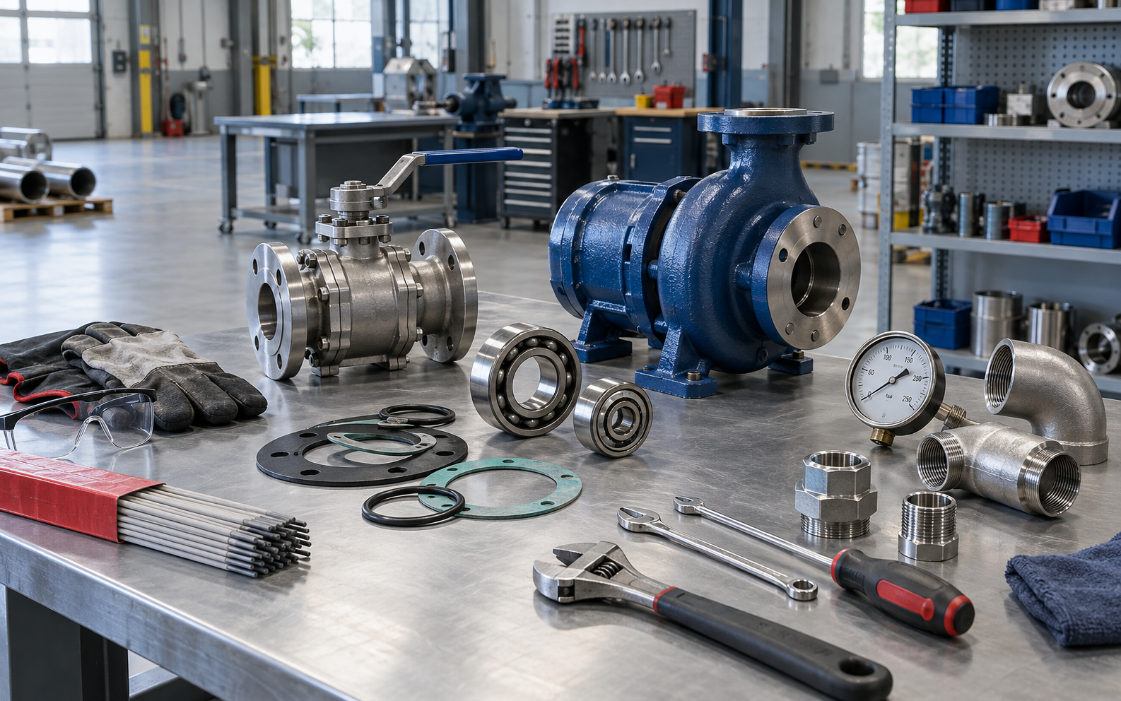 Industrial equipment and gauges
